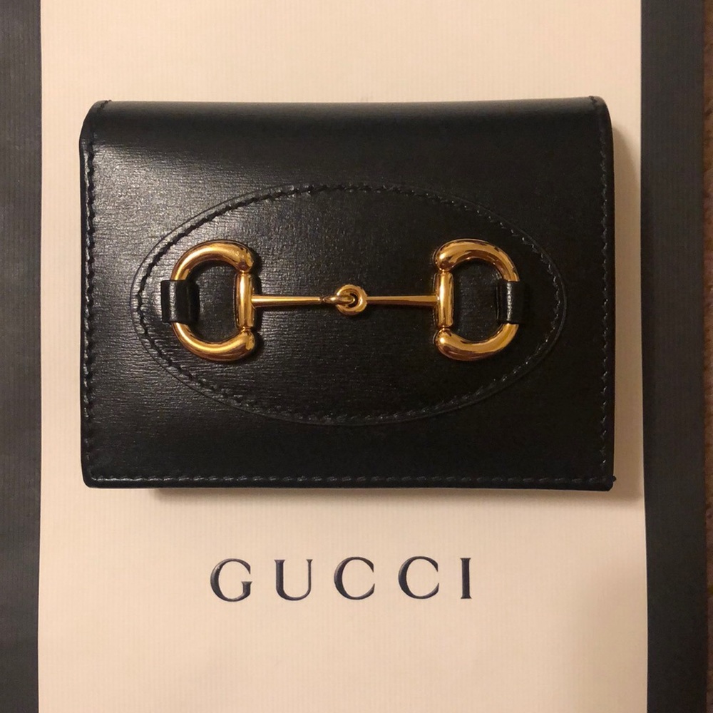 Authentic GUCCI Horsebit Wallet
